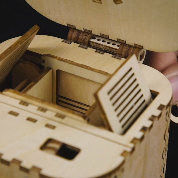 ROKR  - 3D Wooden Puzzle - Treasure Box- Building Kit