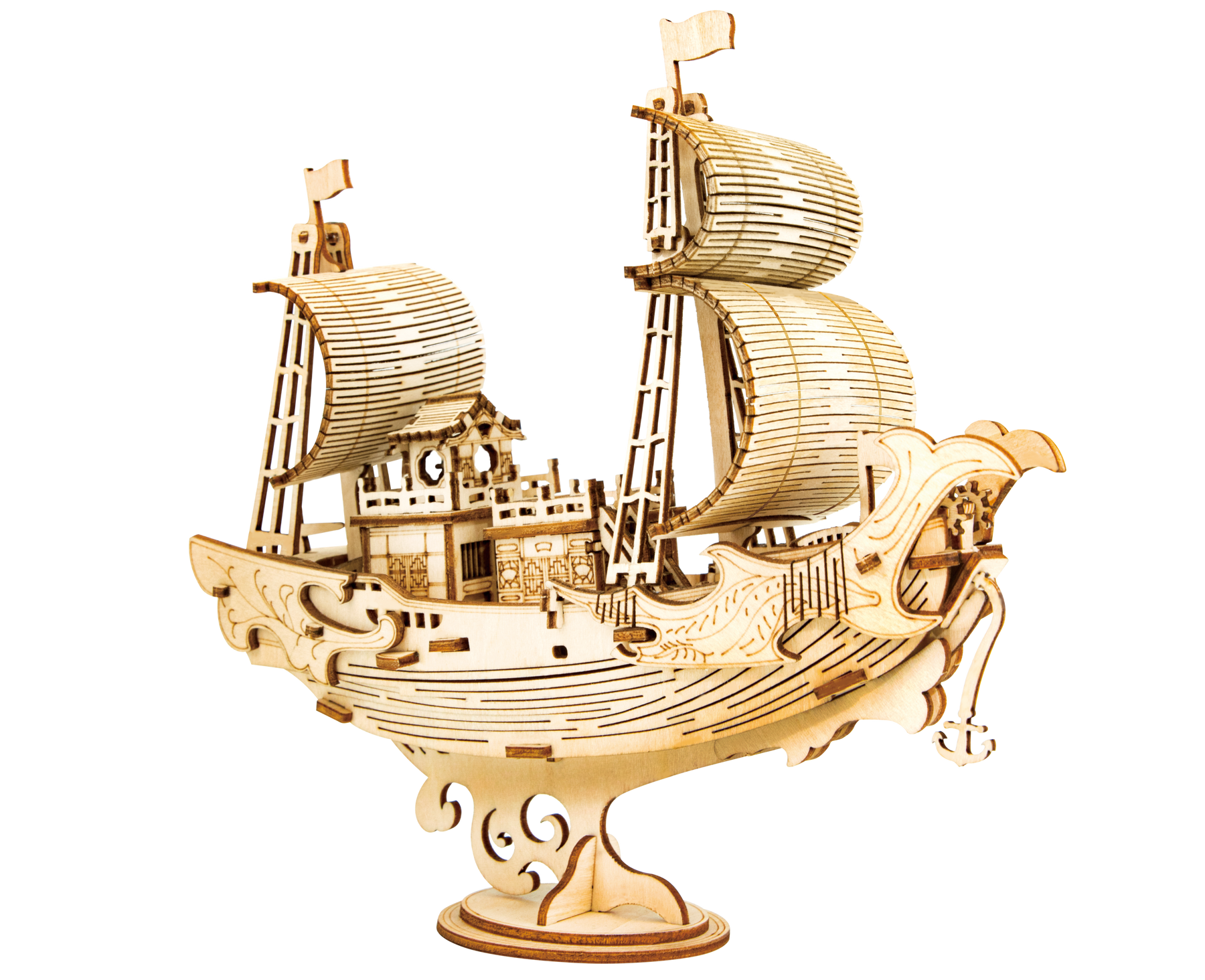 Rokr 3D Puzzles Japanese Diplomatic Ship WonderPlay