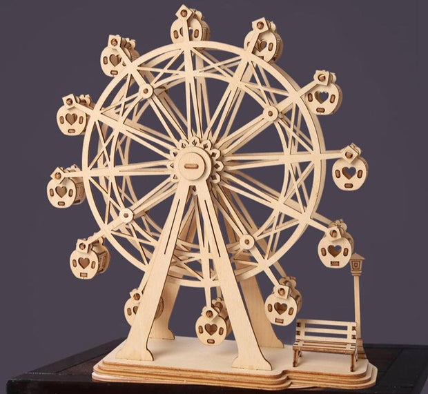 3D Wooden Puzzles-Ferris Wheel