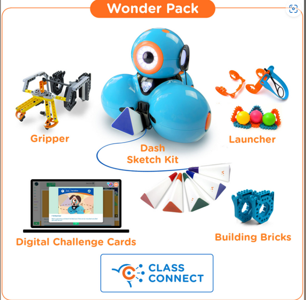 Wonder Workshop Dash Robot, Size: Standard, Blue
